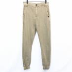 QUIKSILVER Quick Silver 30 мужской брюки-джоггеры цвет Denim импортированный автомобиль б/у одежда высота талии углублять кромка резина хлопок × полиуретан бежевый хаки 