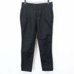  Gap GAP узкие брюки конический немного стрейч одноцветный Zip fly длинный хлопок × полиуретан 0 черный чёрный женский женщина 