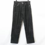 sasonSASSON маленький . вельвет брюки немного конический Zip fly полиэстер × хлопок × полиуретан 79 чёрный мужской ( женский?)