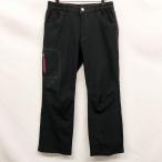 TIGORAtigolaLL женский sports pa ntsu немного flair обратная сторона ворсистый талия резина длинный полиэстер × полиуретан черный × розовый чёрный 