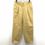  Henry хлопок zHenry Cotton's брюки-чинос талия . регулировщик ремень конический сделано в Японии хлопок 100% 44 желтый оттенок коричневого мужской 