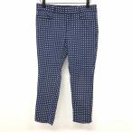  Banana Republic BANANA REPUBLIC SLOAN общий рисунок обтягивающий брюки немного конический немного стрейч искусственный шелк × хлопок и т.п. 2 темно-синий женский 