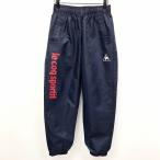 [ новый товар ]le coq sportif Le Coq s Porte .fM мужской тонкий sports pa ntsu подкладка нет талия . резина . шнур кромка . велюр поли 100% темно-синий 