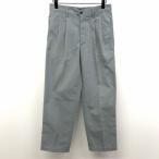 ドッカーズ DOCKERS パンツ トラウザーズ テーパード 2タック ジップフライ ロング 綿×ポリ REGULAR ヘザーグレーブルー系 青系 メンズ