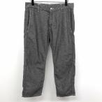 LEVI'S Levi's 30 мужской тонкий брюки низ конический одноцветный Zip fly задний карман . Logo бирка хлопок 100% хлопок . серый 