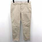 KHAKIS by GAP тонкий Fit брюки несколько стрейч конический одноцветный хлопок × полиуретан 00s серый бежевый свет хаки серия женский 