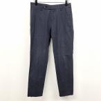 EDIFICE Edifice 42 мужской мужчина несколько тонкий брюки брюки конический Zip fly одноцветный длинный хлопок × полиуретан темно-синий темно-синий 