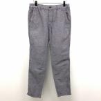  Comme Ca Ism COMME CA ISM несколько тонкий брюки конический талия резина одноцветный Zip fly длинный хлопок × лен S Heather темно-синий . темно-синий мужской 