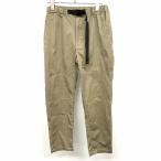 LOGOS Logos M мужской конические брюки уличный талия . резина . ремень Logo вышивка полиэстер × хлопок × полиуретан зеленый хаки серия 