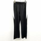 ( АО )Dream-next - M мужской джерси грузовик брюки несколько конический полоса талия . резина . шнур поли 100% черный × белый чёрный × белый 