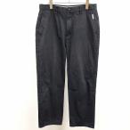  Paradiso Golf Paradiso GOLF брюки конический левый карман .. Logo бирка Zip fly длинный хлопок 100% 85 черный чёрный мужской мужчина 