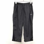 TIGORA - M женский тонкий укороченные брюки конический талия . резина . шнур колено внизу боковой . сетка ткань поли и т.п. черный × розовый чёрный 