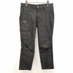 tigolaTIGORA Golf брюки "в елочку" несколько конический Logo вышивка D кольцо имеется Zip fly длинный хлопок × поли 79 Heather серый мужской 