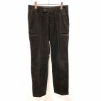 TOMORROWLAND Tomorrowland 48 женский вельвет брюки-карго конический одноцветный Zip fly сделано в Японии хлопок 100% темно-коричневый 