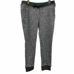  Abahouse мельчайший ворсистый тренировочный брюки-джоггеры обратная сторона ворсистый талия резина . шнур акрил × шерсть 3 чёрный × белый × серый × уголь × зеленый мужской 