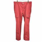 tigolaTIGORA Golf брюки-карго распорка Logo вышивка Logo patch Zip fly талия. внутри сторона . предотвращение скольжения поли 100% 88 красный мужской 