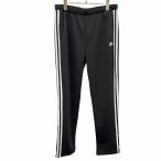  Adidas adidas брюки тонкий Fit распорка талия резина . шнур Logo вышивка поли 100% XL LL OT черный чёрный × белый женский 