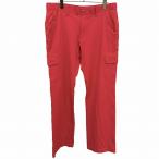  Under Armor UNDER ARMOUR немного тонкий широкий брюки-карго стрейч распорка нейлон × полиуретан 85 красный красный мужской 