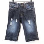 se man tik дизайн semantic design повреждение джинсы Denim шорты шорты кромка cut off хлопок 100% S синий blue мужской 