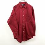 ショッピングハミルトン ラルフローレン×ハミルトン Polo by Ralph Lauren × HAMILTON シャツ RL-92 長袖 胸ポケット ロングテール 綿100% M レッド 赤 メンズ