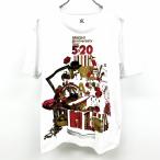 ジャニーズ事務所 Johnny ＆ Associates Tシャツ ストレッチ 『ARASHI Anniversary Tour 5×20』 嵐 丸首 半袖 ホワイト 白 レディース
