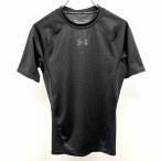  Under Armor UNDER ARMOUR нижняя рубашка футболка стрейч точка la gran короткий рукав M черный × серый чёрный женский ( мужской?)