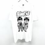 Daluc Standard マンゲキ発信！BUZZってミキ！ 初回限定盤 FOXEYE ダブルアート タグ お笑い芸人 吉本興業 Tシャツ 綿100% L 杢白 メンズ