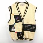  Adabat adabat вязаный лучший ja карта вышивка Британия цифра дартс сделано в Японии шерсть 100% слоновая кость желтый оттенок бежевого женский 