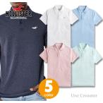 ショッピングホリスター ホリスター メンズ ストレッチピケ 半袖ポロシャツ スリムフィット 鹿の子 Hollister Strech Icon Polo ワンポイントロゴ 5カラー