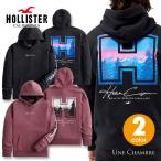 ホリスター メンズ プリントロゴグラフィック フーディー プルオーバーパーカー バックプリント アウトドア Hollister Logo Graphic Hoodie 2カラー