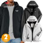 ショッピングホリスター ホリスター メンズ スポーツフーディージャケット フェイクファー裏地 リフレクティブロゴ Hollister Hooded Fake Far Lined Jacket ロゴ 2カラー