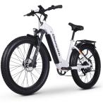 最新モデル！ShengmiloMx06 電動アシスト自転車26インチ 7段変速 500w 15ah 電動自転車 マウンテンバイク　アクセル付き　フル電動自転車  荷台リアキャリア付き