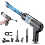 ハンディクリーナー 車用掃除機コードレス 【2026新登場】9000Pa 強力吸引力 ハンディ掃除機 コードレス 小型 急速充電 低噪音 携帯便利キーボード掃除/車内清掃