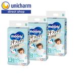 ショッピングチャーム moony パンツ ムーニー 汗スッキリ M 男女共用 オムツ パンツ型ベビー用紙オムツ ムーニーマン  6kg〜12kg 48枚×3袋 ユニ・チャーム公式ショップ