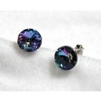 Yahoo! Yahoo!ショッピング(ヤフー ショッピング)MALANDA 8mm 銀ピアス（ スワロフスキーVL） S925銀製 両耳