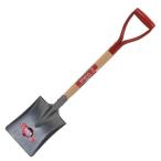 シャベル 作業用 スコップ 穴掘り ガーデニング 雪かき 道具 スノースコップ 雪かきスコップ 除雪 ホームショベル 角 EHS-S E-Value (D)