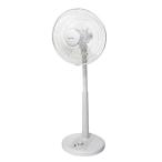 扇風機 首振り 季節家電 35cmリビングハイポジメカ扇風機 ホワイト KI-3502(W) TEKNOS (D)(B)
