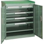 TRUSCO スライド工具キャビネット 881X551 コボレ止メ天板付 DX32