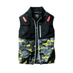 【大きいサイズ】バートル AC2014 ベスト 7.イエローカモ 3XL 単品 エアークラフト 空調服 22V