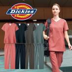 ディッキーズ スクラブ 上下セット パンツ フォーク 7071SC 5024SC 半袖 レディース ユニフォーム Dickies 女性 医療 クリニック 医師