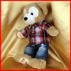 ダッフィー・シェリーメイ/コスチューム/ダッフィー用ツーピース/チェックシャツ（赤×黒）＆デニムパンツ/Duffy/ShellieMay/服
