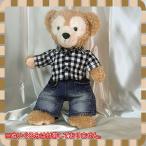 ダッフィー・シェリーメイ/コスチューム/ダッフィー用ツーピース/チェックシャツ（黒）＆デニムパンツ/Duffy/ShellieMay/服