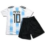 アルゼンチン代表ホーム/リオネル・メッシ/MESSI/背番号10/子供用/2018サッカーユニフォーム/ノンブランドレプリカユニフォーム