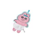 【段階的価格変動商品】おぱんちゅうさぎ ループ付き ダイカットタオル ハンカチ タオル  キャラクター グッズ プレゼント ギフト なないろ堂