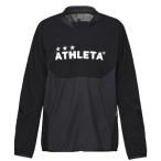 ショッピングピステ アスレタ athleta ウインドウォームシャツ ブラック 02411 サッカーピステ ブレーカー