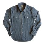 ショッピングデラックス DELUXEWARE デラックスウエア HV-01 HICKORY NEL SHIRT ヒッコリー ネルシャツ メンズ ヘビーネルシャツ 送料無料