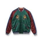 テーラー東洋 TT15416 Late 1940s Style Acetate Souvenir Jacket “KOSHO & CO.” Special Edition “DRAGON & JAPAN MAP” × “ROARING TIGER”