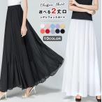 スカート レディース ロングスカート シフォン マキシスカート
