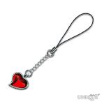 Yahoo! Yahoo!ショッピング(ヤフー ショッピング)PRECIOSA　【プレシオサ】　Small Heart　ハート携帯ストラップ　（ライトシャム色） ★ Phone Accessory Charm - Lt. Siam ★　【20％OFF】