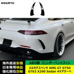ブライトブラック　フェンダーベントフィン ABS製 メルセデスベンツ AMG GT GT50 GT63 X290 Sedan 4ドアクーペ 適用
